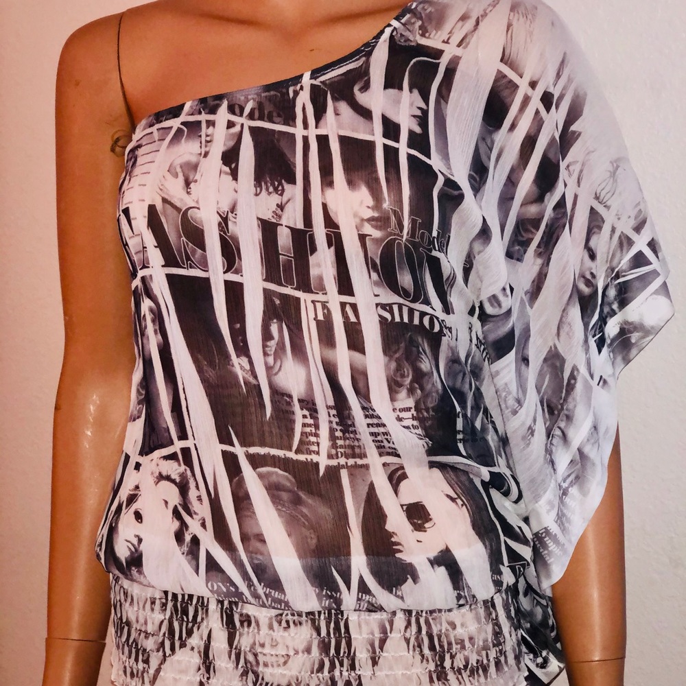 One Shoulder Top - Picture 2 of 4